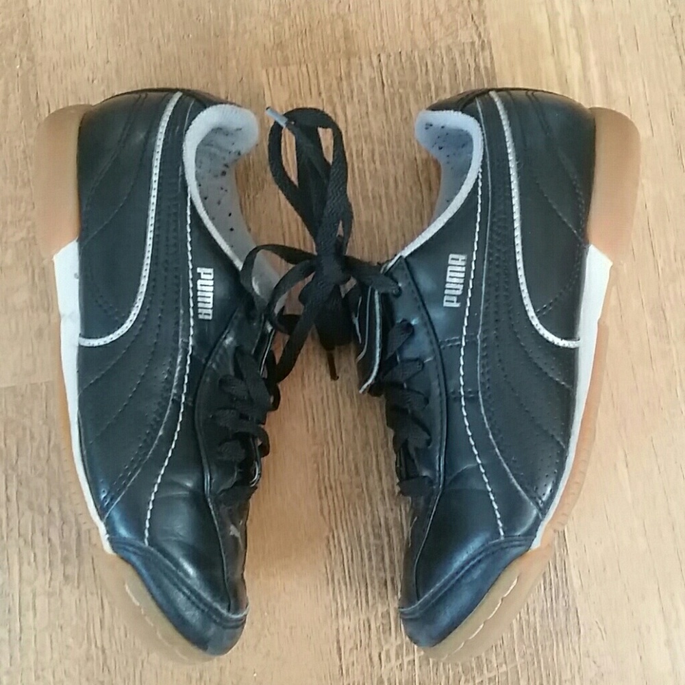 Puma‎ Kids 1.5 Black Lace Up Sneaker Shoes - Picture 6 of 6